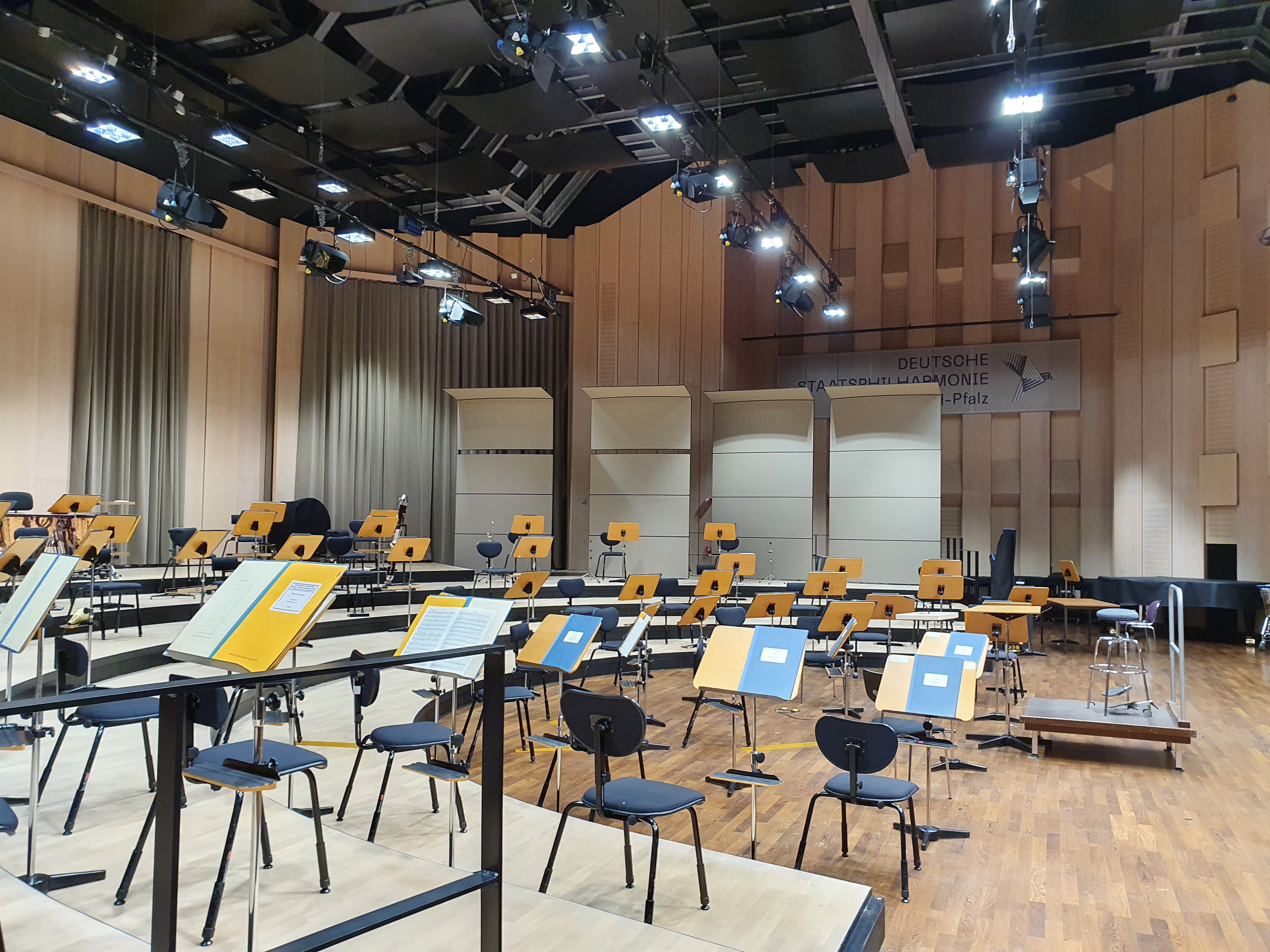 Orchestra rehearsal room, Staatsphilharmonie Rheinland-Pfalz